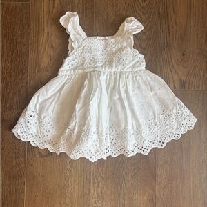Baby GAP White Eyelet Dress